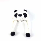 PANDA BEAR PLUSH ANIMAL HAT soft warm earmuff cap animal