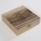High quality smooth surface rectangle natural color tea bags box