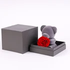 Saint valentin gift preserved teddy bear flower rose bear send girlfriend