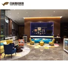 Popular custom made modern hotel lobby furniture sets