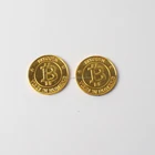 Plastic Coins Plastic Hot Selling Custom Made Souvenir Plastic Gold 3D Coins