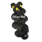 Hair Brazilian 100% Unprocessed Human Hair Bundles Weaves Body Wave Double Weft Virgin Brazilian Cuticle Aligned Hair