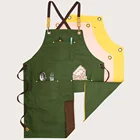 Flower gardening design work apron Double sided color apron florist gardening pet shop barista apron