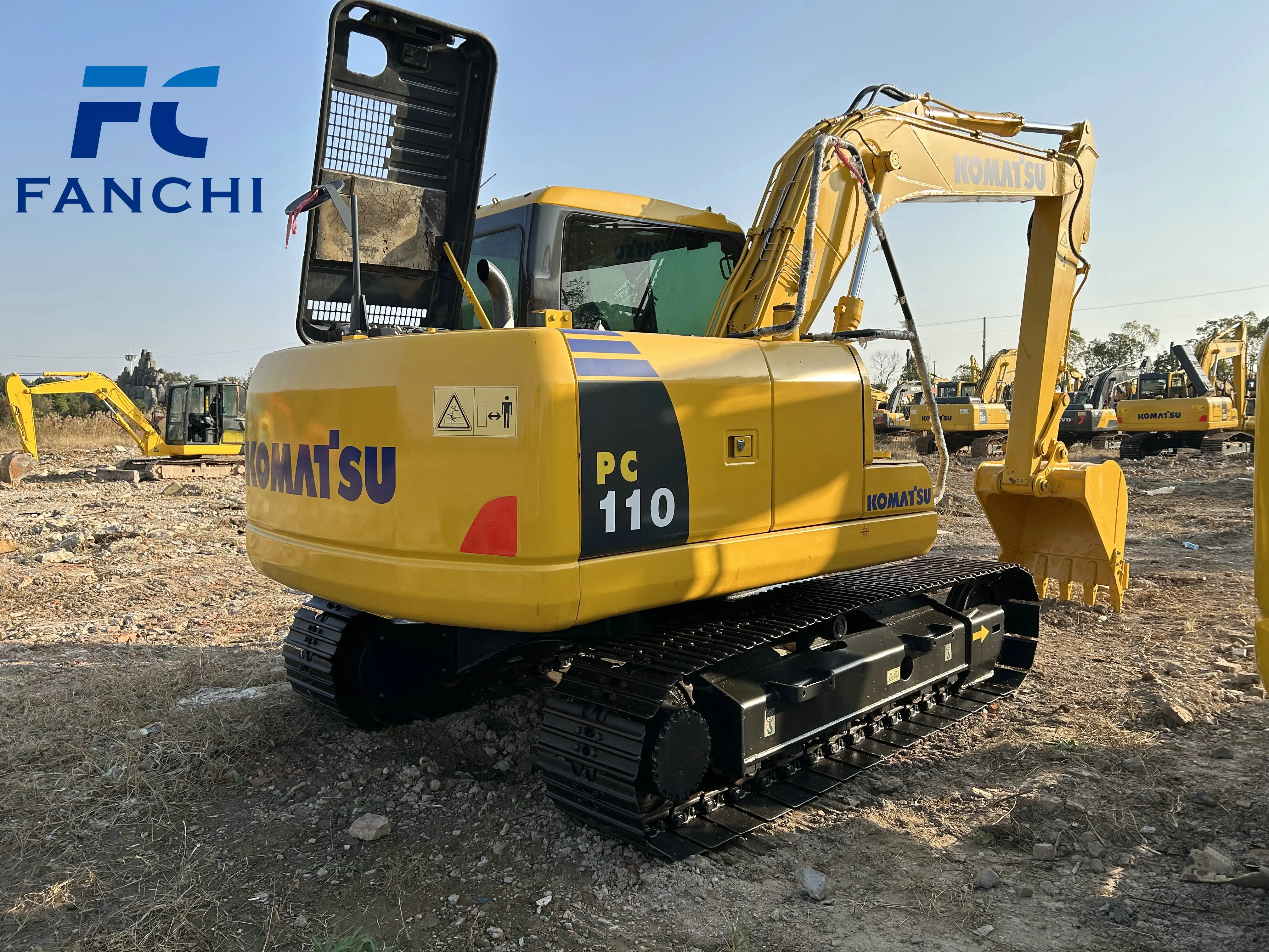 98 New Komatsu Pc110 Japan Made 11 Ton Automatic Earth Moving