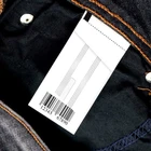 860-960MHz Customized Clothing Labels UHF RFID Garment Tag