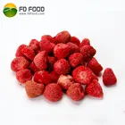 Lujia fdfood 米国 $35 あたりカートン配送マレーシアへ全部または 5-7 ミリメートル/スライス砂糖フルーツスナック凍結乾燥したイチゴ