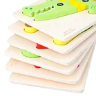 Game Toy 2020 New 3D Custom Animal Transportation Puzzle Children Baby Wooden Puzzle Game Wholesale Toy