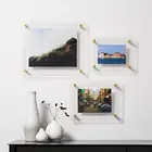 Photo Frame Floating Photo Frame Clear Square Floating Acrylic Photo Frame