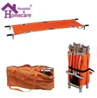 Portable folding aluminum alloy stretcher for hospitals MP92B