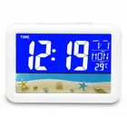 Display time and temperature LED Digital Desk alarm clock with Snooze Mode