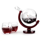 Vodka Glass Bottles Wholesale Custom Empty Vodka Whisky 850ml Borosilicate Liquor Wine Glass Bottles