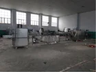 Automatic onion peeling cutting slicing machine