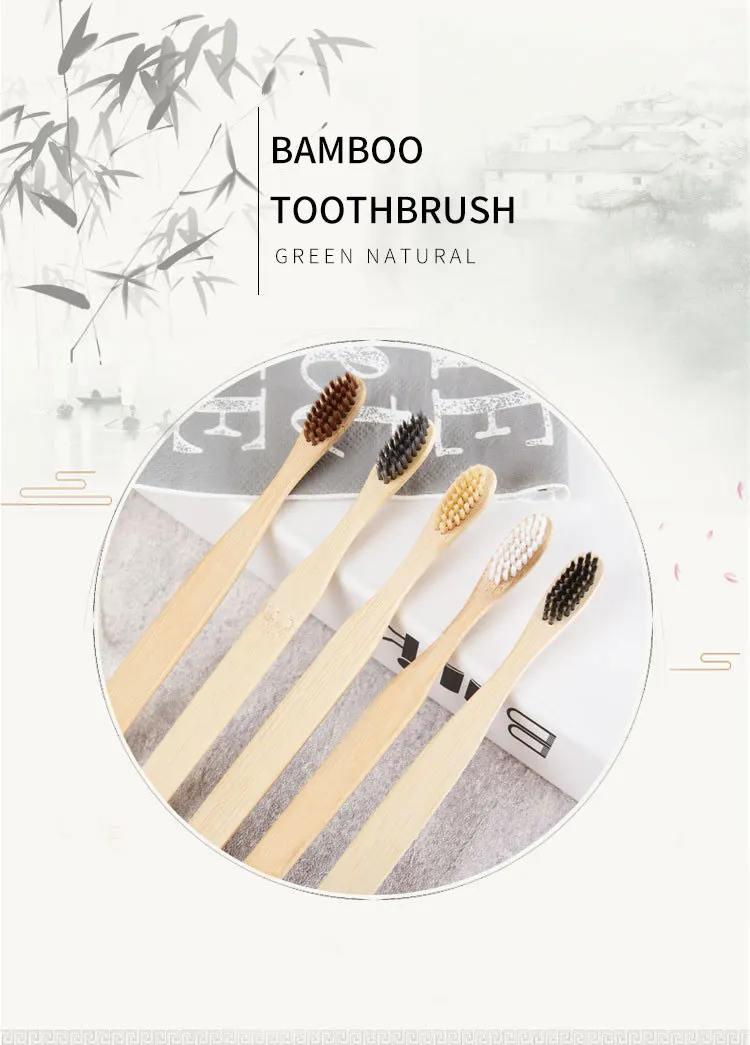 3_01.jpg OF Reusable Biodegradable Environmentally Friendly Soft Brush Bamboo Toothbrush  