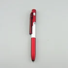 4 in 1 promotional gift multifunctional stylus phone screen touchholder LED light plastic gift pen with stand