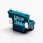 Tree Mount Tree Cutting Machine Screws Right Angle D-SUB 9 Male Connector For PCB Mount
