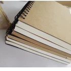 Custom Kraft Paper Cover Material Spiral Paper school supplies hardcover exercise Notebook