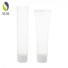 Wholesale Clear PE Plastic Cream Cosmetic Tube With Flip Top Cap