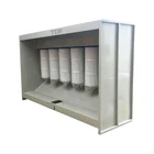 Powder Coating /powder Powder Coating 4Filter Element Manual Powder Coating Booth /powder Recycling Device