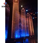 wedding custom clear hanging acrylic beaded chain room divider decorative plastic bead curtain