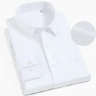 Custom casual 100% cotton oxford factory price men white dress shirt