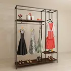 Fashion Commercial Clothes Shop Design Metal Clothing Display Rack For Boutique Retail Store