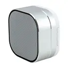 Aluminum alloy round custom logo portable small mini bt speaker with tf card