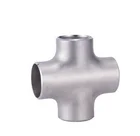 Good sealing fitting equal cross stainless steel industrial fitting butt weld cross