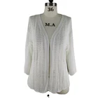 Crochet Ladies Pointelle Patterns Crochet Poncho Long Sleeve Knitted Crochet Sweater For Ladies