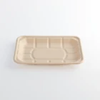 China hot sell 100% compostable paper plate bamboo plate
