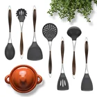 Silicone Kitchen Set Of 5 Pieces Cooking Utensils, Silicone Kitchen Utensil Set, New Silicone Cooking Tools