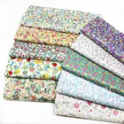 100% cotton floral Twill Cotton cloth Environmental Protection Small Floral Handmade DIY home decoration sewing fabric