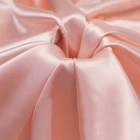 Polyester Elastic stretch shiny silk crepe satin fabric for bride dress