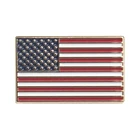 wholesale metal gold soft enamel USA american flag lapel pins