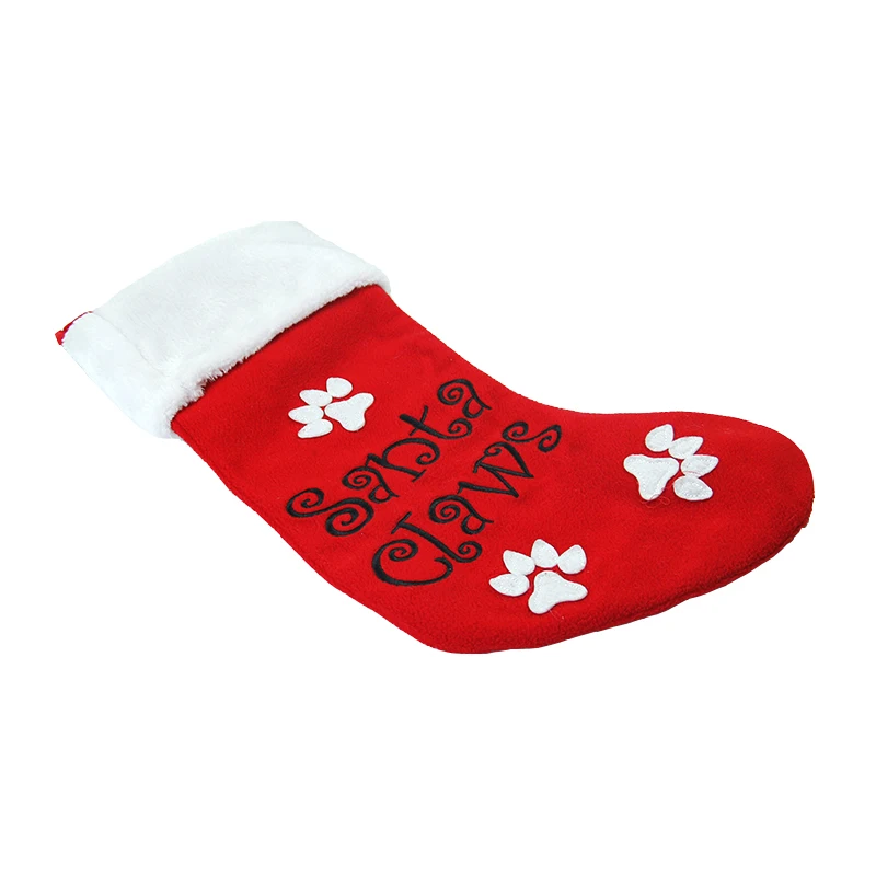 embroidery santa stocking for christmas gift santa socks