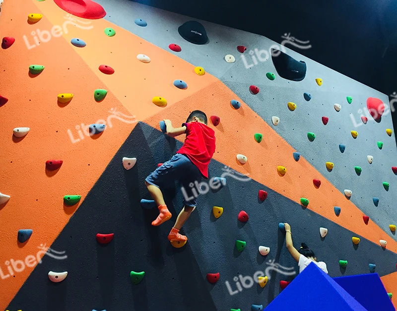 trampoline park kids sport center bouldering fun rock climbing