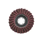 SATC 5inch Non-woven Flap Disc for Stainless Steel Deburring, Medium Grit
