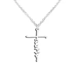 Pendant 2020 New Stainless Steel Jesus Cross Pendant Faith Necklace Cross Pendant Necklace