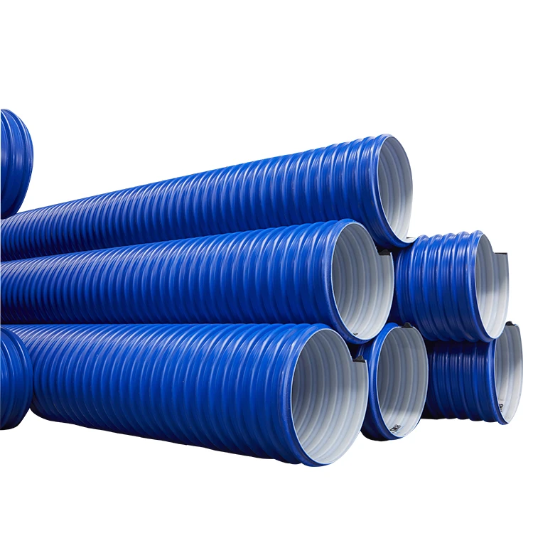 single wall corrugated plastic hdpe pipe foe drainage system