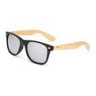 Cheap Promotion Square Bamboo Wood Sunglasses With Mirror Glasses for Women and Men