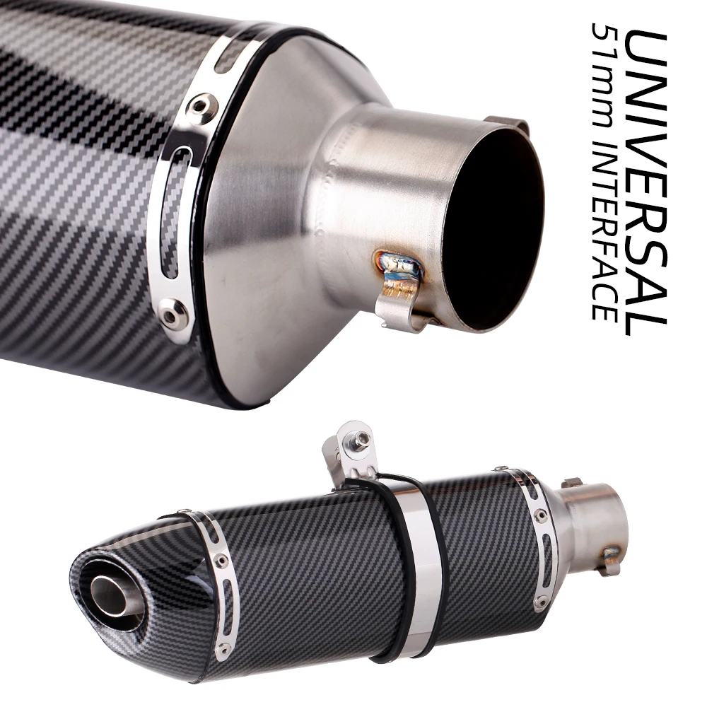 Universal Motorcycle Yoshimura R77 Modified Exhaust Pipe Db Killer