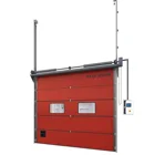Clean Window Security Sectional Overhead Shutter Garage Door