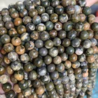 Green Rhyolite Natural Stone Loose Gemstone