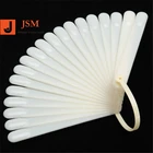 Art Sticks 20Nail Art Tips Colour Pop Display Fan Natural False Practice Sticks NC013
