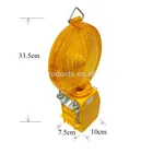1pc 4R25 6V battery operated led warning light flash warning light barricade lamp