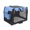 Fabric folding aluminum dog house pet cages carriers