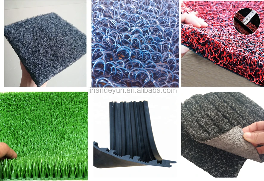 pe plastic artificial turf grass bristle mats