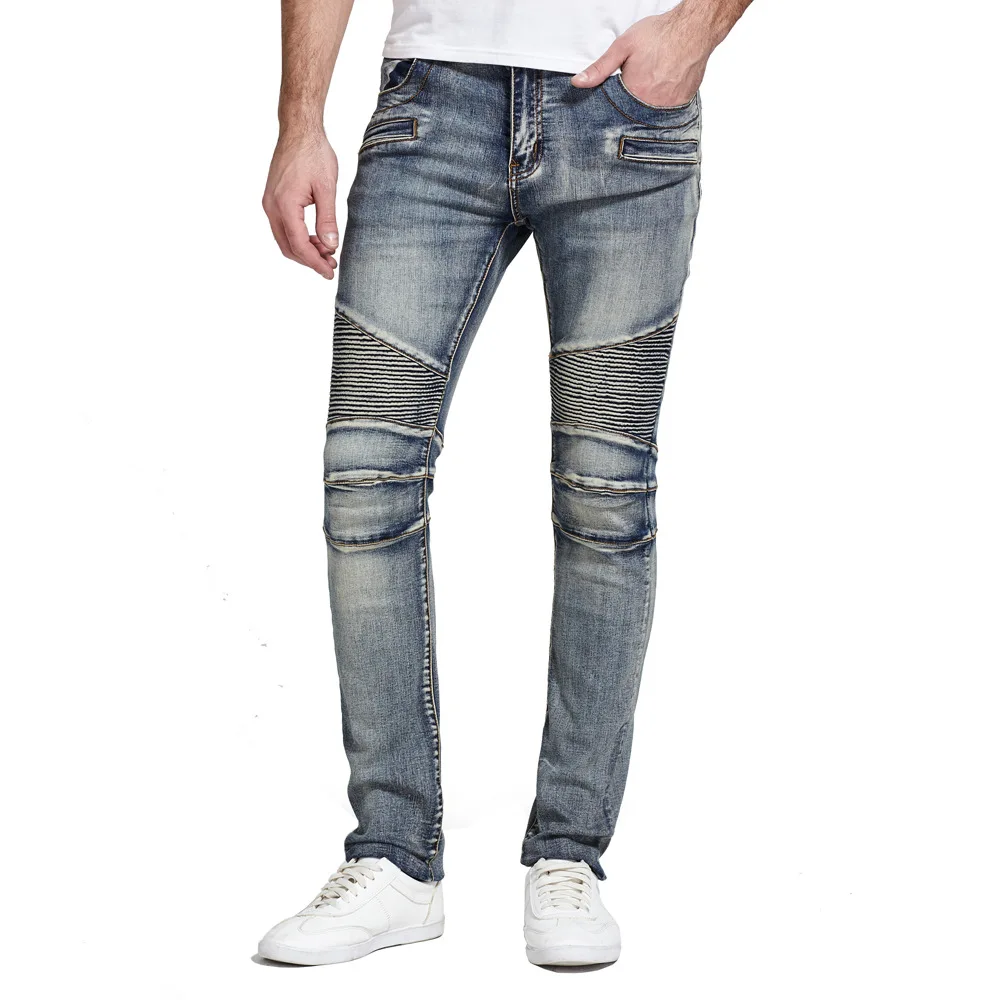 2021 Factory New Collection Cartoon Screen Printed logo Men Jeans Heavy Fabric Jean