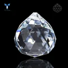 Hot Sell K5 K9 Crystal Water-drop Ball Pendant Beads Clear Crystal Decoration Parts