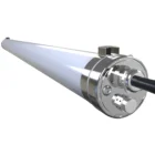 ShineLong 0.6m 1.2m 1.5m IP69K Round LED Batten Light for Livestock Farms dimming
