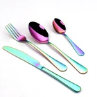 SUS 410 Cheap Custom Spoon Fork Knife Wholesale Stainless Steel Cutlery Set